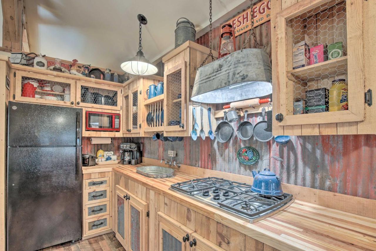 Kerrville Converted Barn Tiny Home With Kayaks! Eksteriør billede