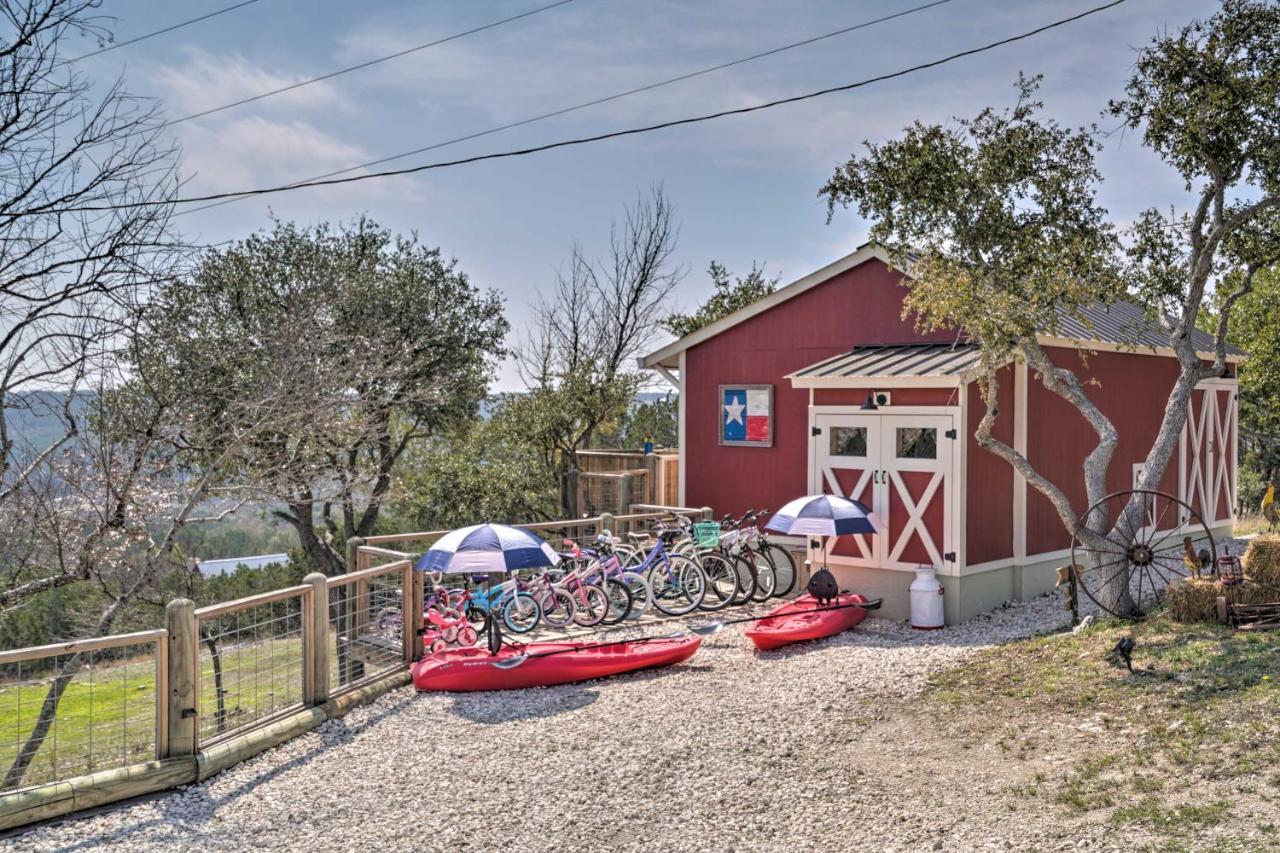Kerrville Converted Barn Tiny Home With Kayaks! Eksteriør billede